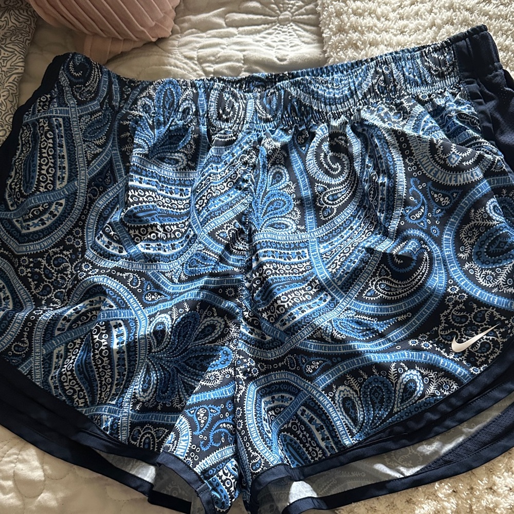 Blue Paisley Women's Nike Shorts